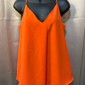 Uniqlo Vibrant Orange Camisole Top